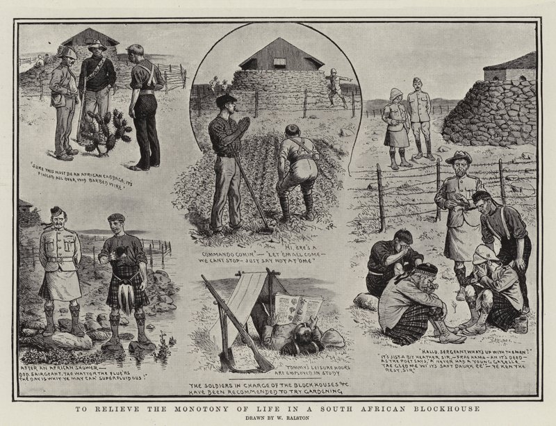 Per alleviare la Monotonia della Vita in una Blockhouse Sudafricana da William Ralston