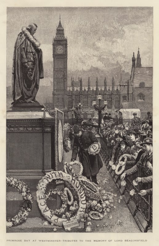 Giorno della Primula a Westminster, Tributi alla memoria di Lord Beaconsfield da William Small