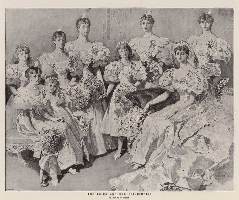 La sposa e le sue damigelle da William Small