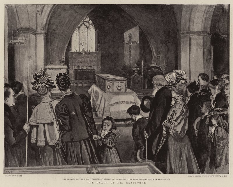 La morte di Mr Gladstone da William Small