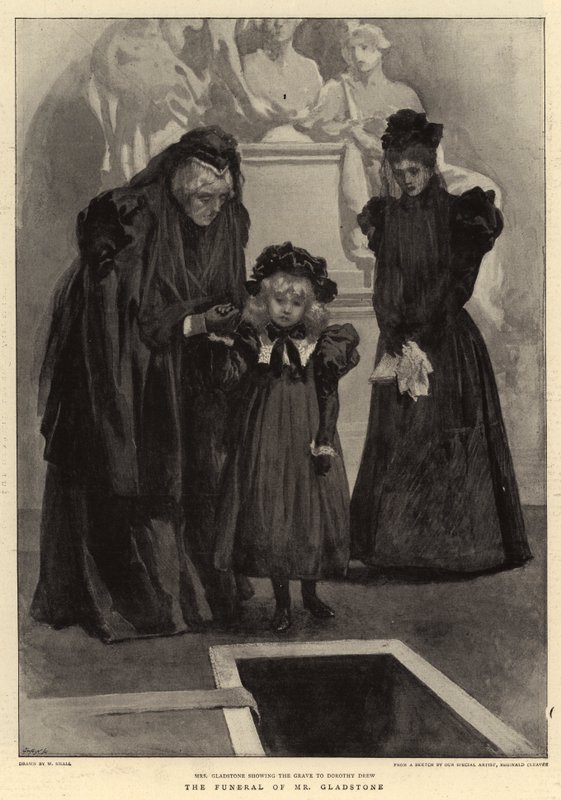 Il Funerale di Mr Gladstone da William Small