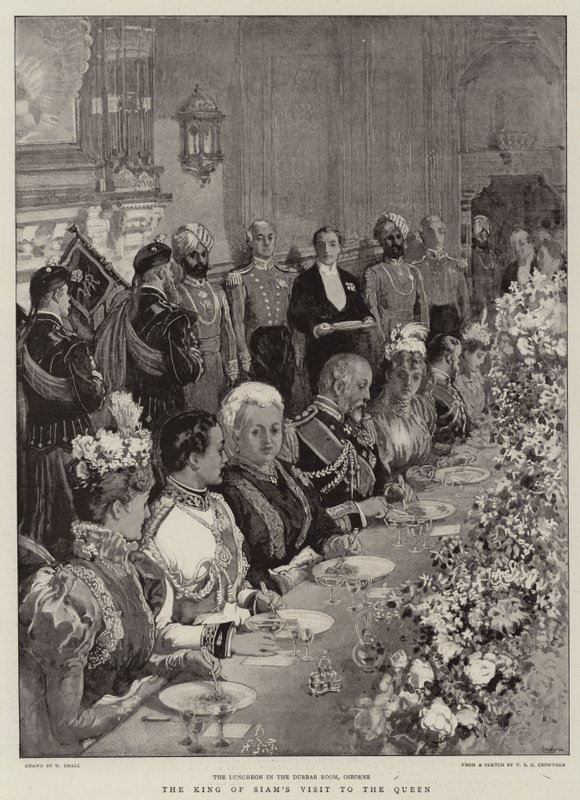 La visita del re del Siam alla regina da William Small
