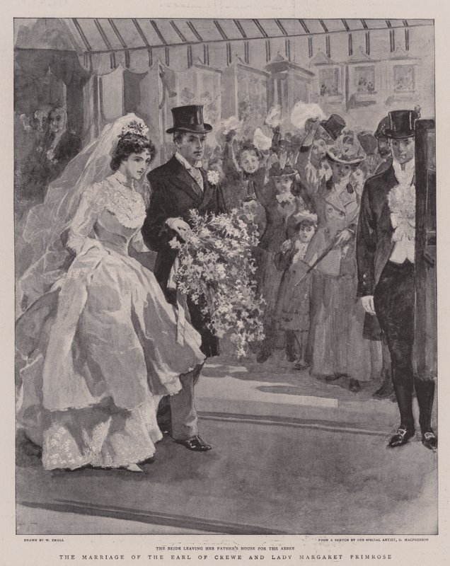 Il matrimonio del conte di Crewe e Lady Margaret Primrose da William Small