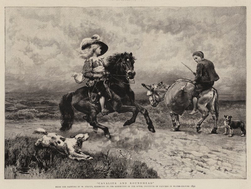 Cavaliere e Roundhead da William Strutt