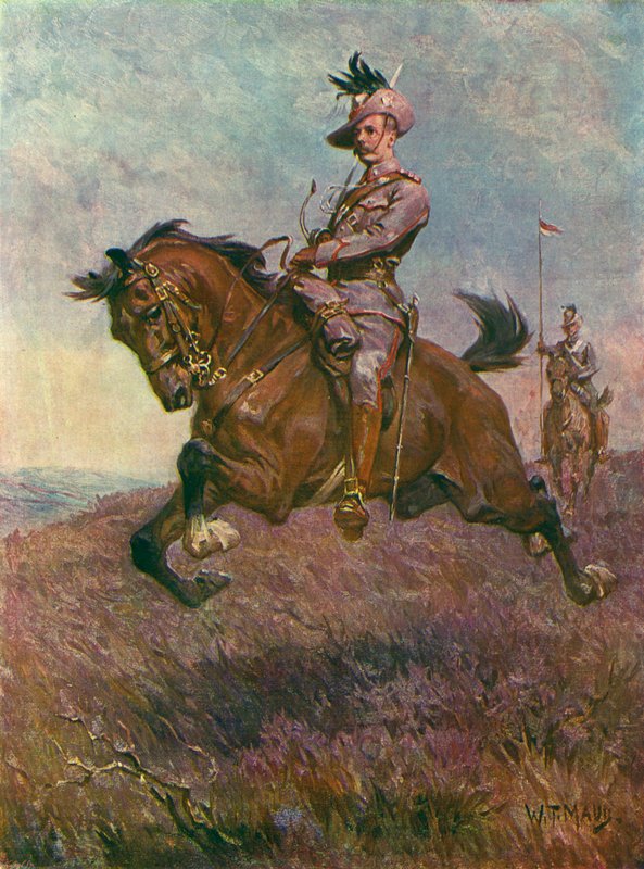 Ufficiale e soldato dei Lancer del Nuovo Galles del Sud, Guerra Boera, Sudafrica da William T. Maud