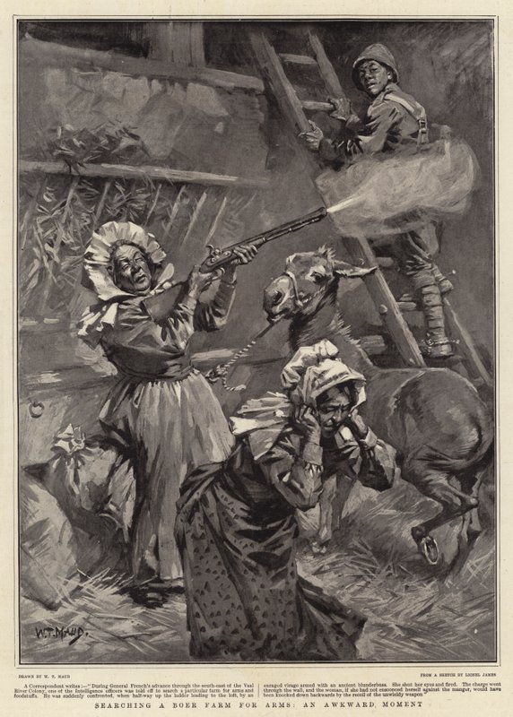 Perquisizione di una Fattoria Boera per Armi, un Momento Imbarazzante da William T. Maud