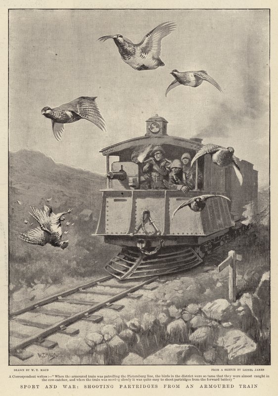 Sport e guerra, caccia alle pernici da un treno blindato da William T. Maud
