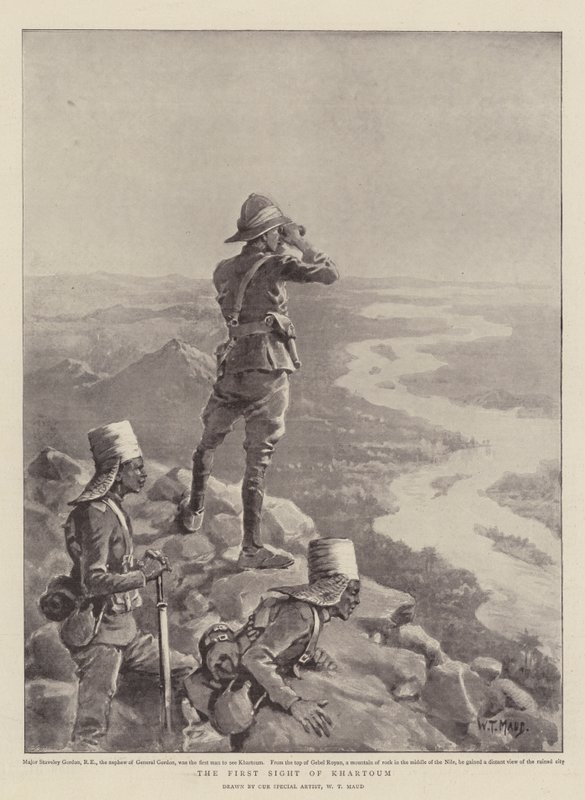La prima vista di Khartoum da William T. Maud