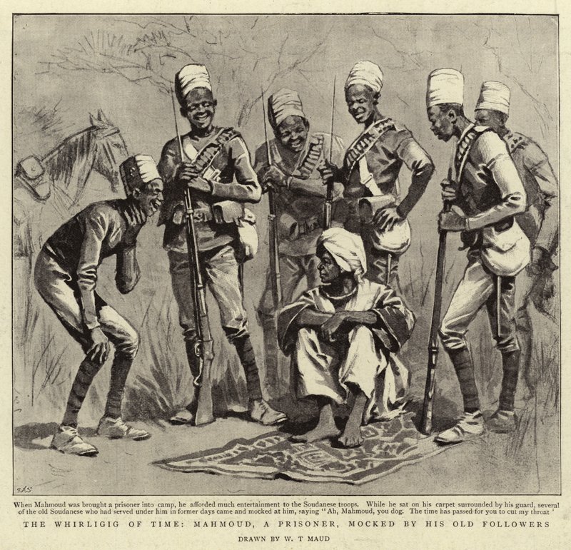 La girandola del tempo, Mahmoud, un prigioniero, deriso dai suoi vecchi seguaci da William T. Maud