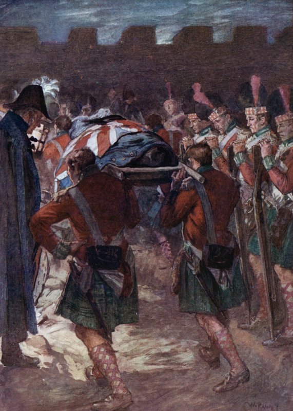 La Sepoltura di Sir John Moore da William after Rainey