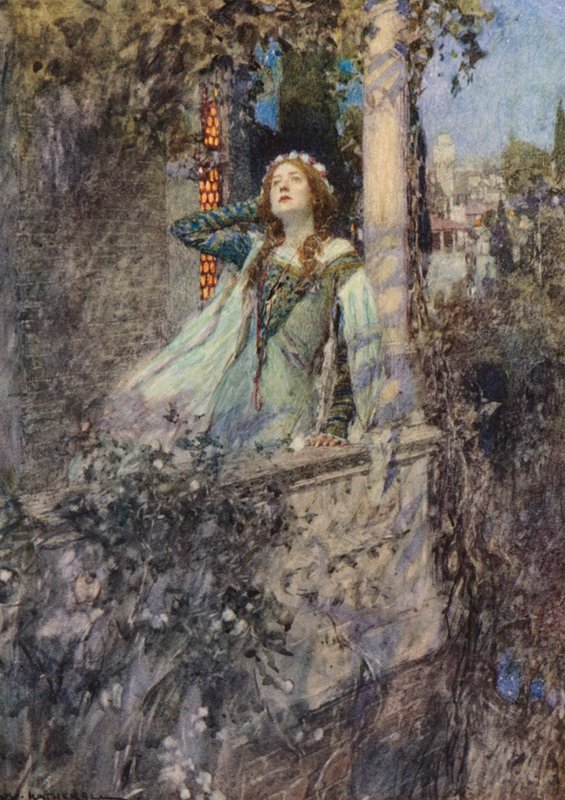 Romeo e Giulietta di Shakespeare: Atto II, Scena II da William (after) Hatherell