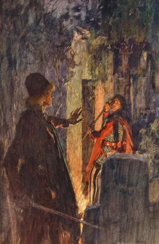 Romeo e Giulietta di Shakespeare: Atto V, Scena III da William (after) Hatherell