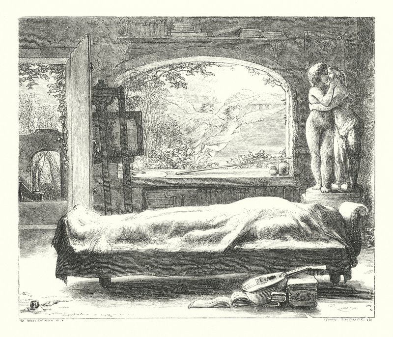 La Casa Abbandonata (incisione) da William (after) Mulready