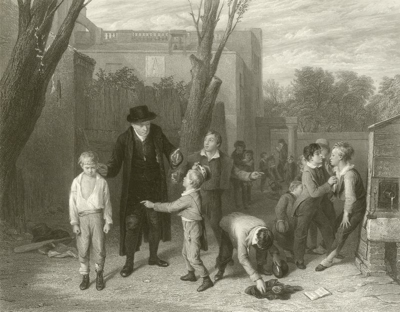 La lotta interrotta (incisione) da William (after) Mulready