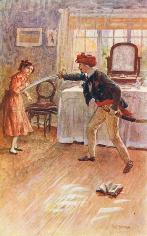 Illustrazione per Il mulino sulla Floss di George Eliot da William (after) Rainey