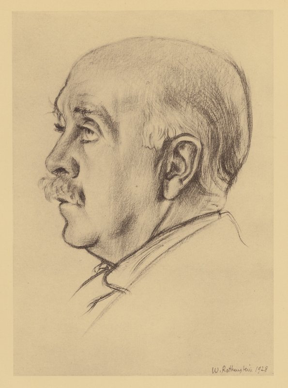 Ritratto di Max Beerbohm da William (after) Rothenstein