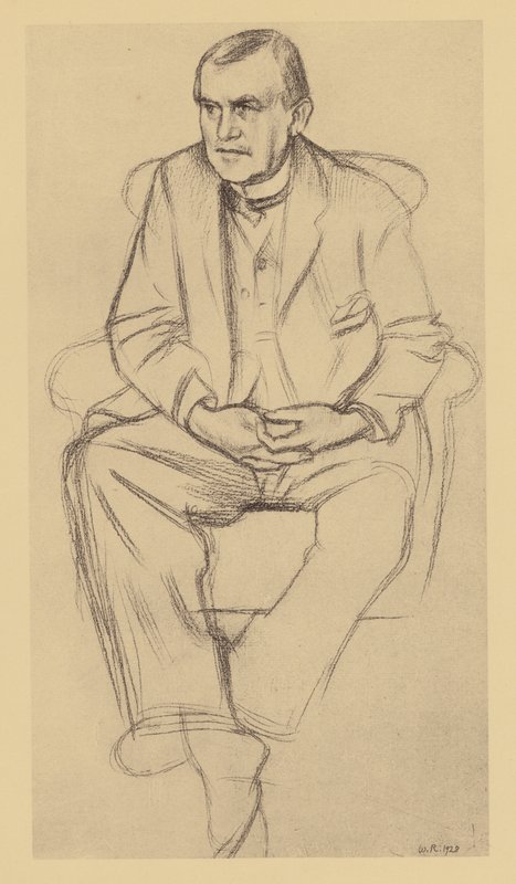 Ritratto di Philip Wilson Steer da William (after) Rothenstein