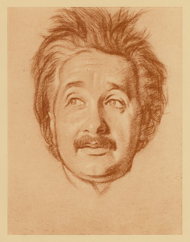 Ritratto del Professor Albert Einstein da William (after) Rothenstein