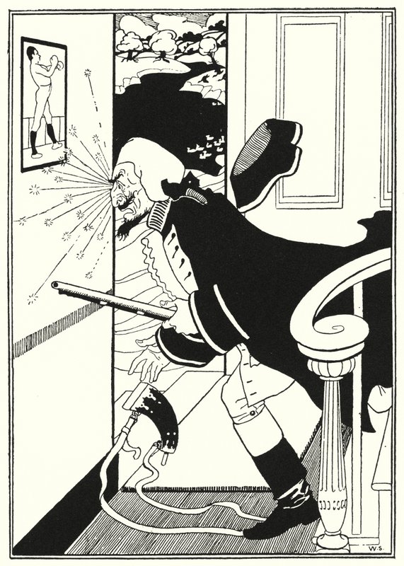 Illustrazione per le Avventure del Barone di Munchausen da William (after) Strang