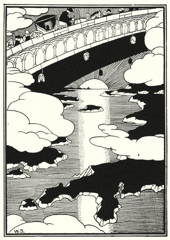 Illustrazione per Le avventure del barone di Münchhausen da William (after) Strang