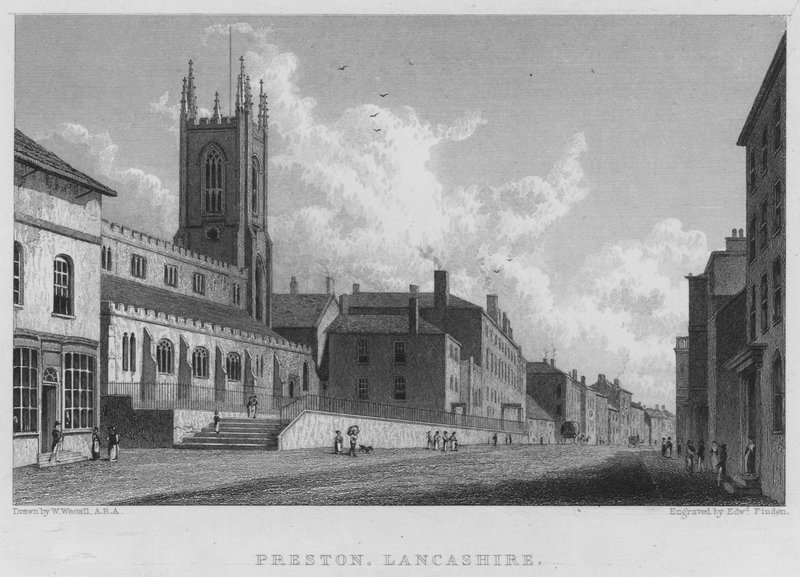 Preston, Lancashire da William (after) Westall