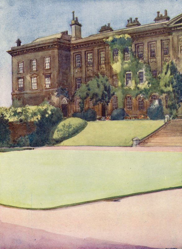 Quadrilatero anteriore del Worcester College (litografia a colori) da William Ainsworth Wildman