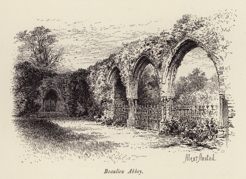 Abbazia di Beaulieu da William Alexander Ansted
