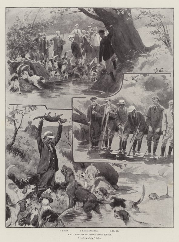 Una Giornata con i Segugi di Culmstock da William Barnes Wollen