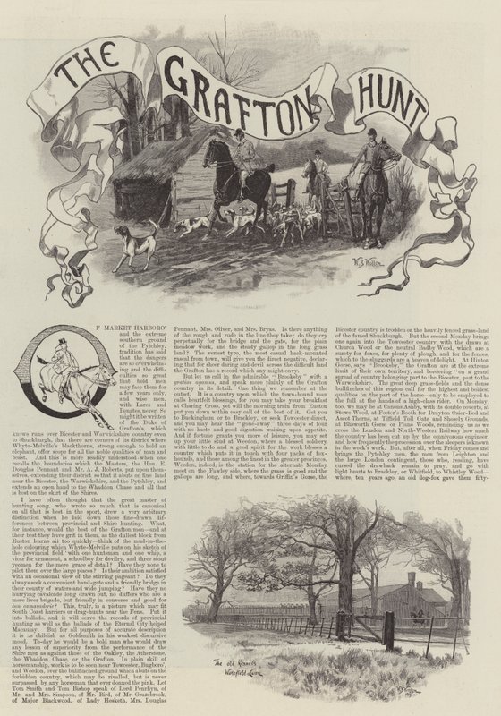 La caccia di Grafton da William Barnes Wollen
