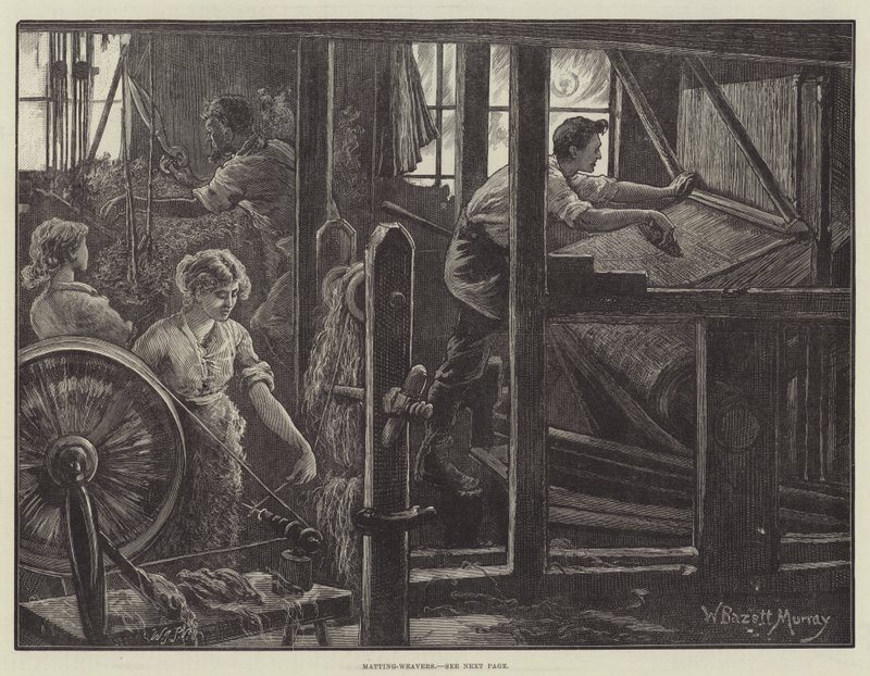 Tessitori di stuoie da William Bazett Murray