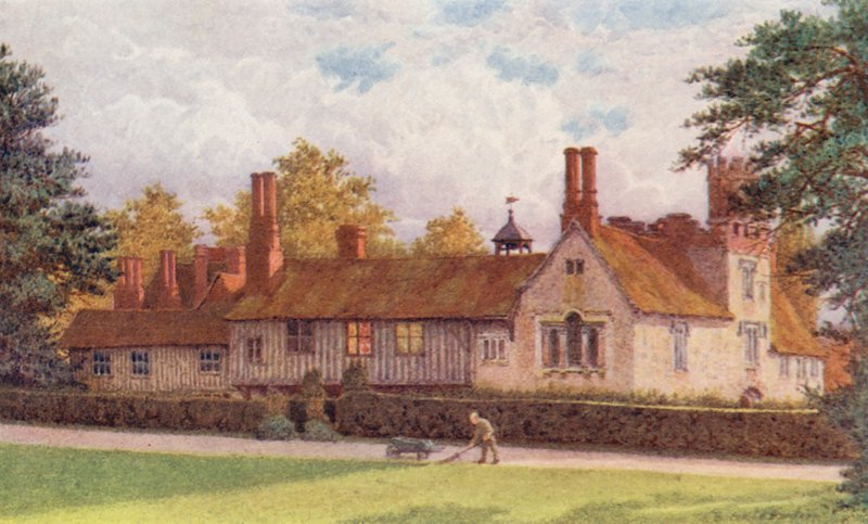 Ightham Mote dalla Terrazza da William Biscombe Gardner