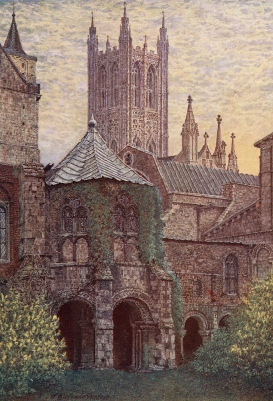 Il Battistero, Cattedrale di Canterbury da William Biscombe Gardner