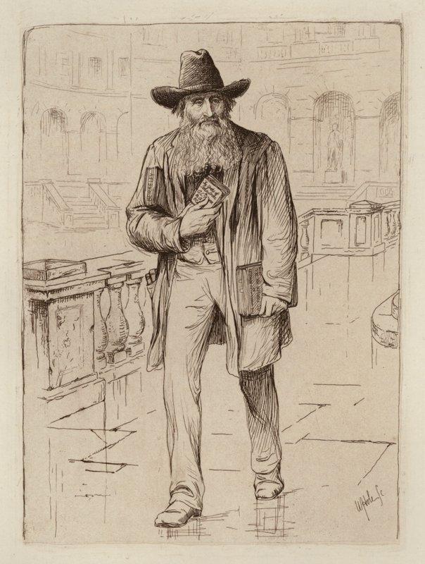 Alexander Campbell Fraser, Professore di Logica e Metafisica (incisione) da William Brassey (after) Hole