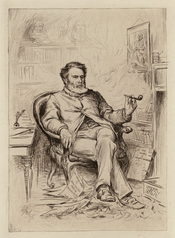 David Masson, Professore di Retorica e Letteratura Inglese da William Brassey (after) Hole