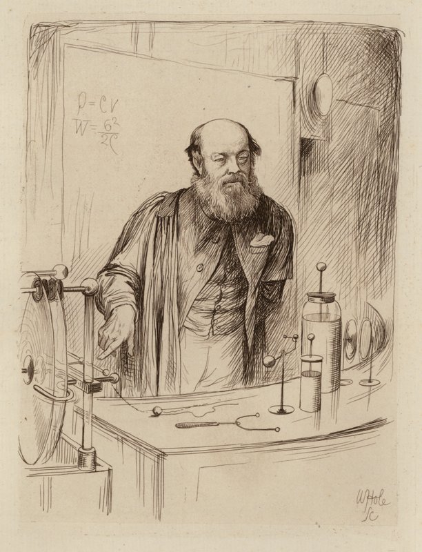 Peter Guthrie Tait, Professore di Filosofia Naturale da William Brassey (after) Hole