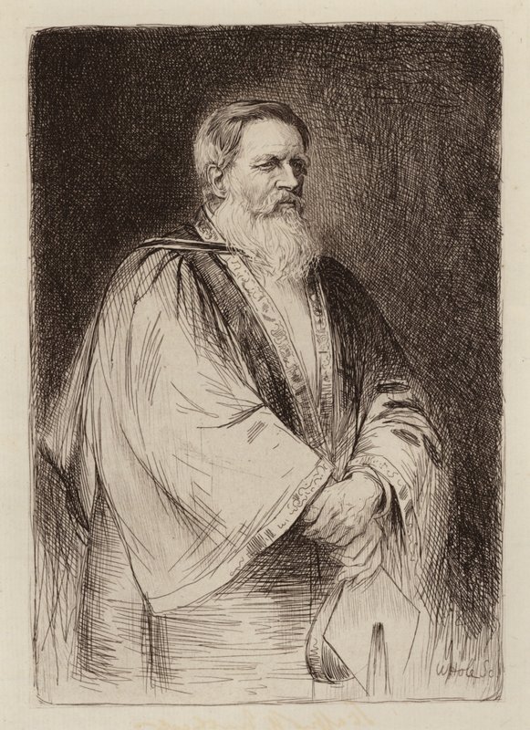 Sir Stafford Henry Northcote, Lord Rettore da William Brassey (after) Hole