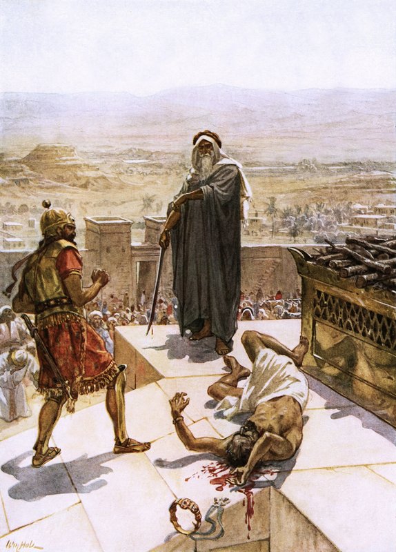 Samuele uccide Agag davanti al Signore a Gilgal da William Brassey Hole