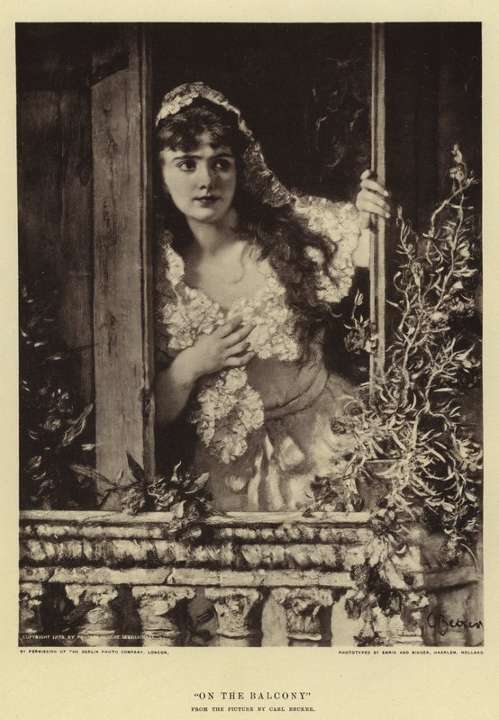 Sul balcone da William Brint Turner