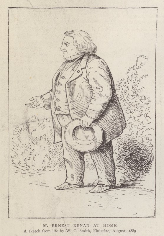 Ernest Renan, filosofo e storico delle religioni francese, a casa da William C. Smith