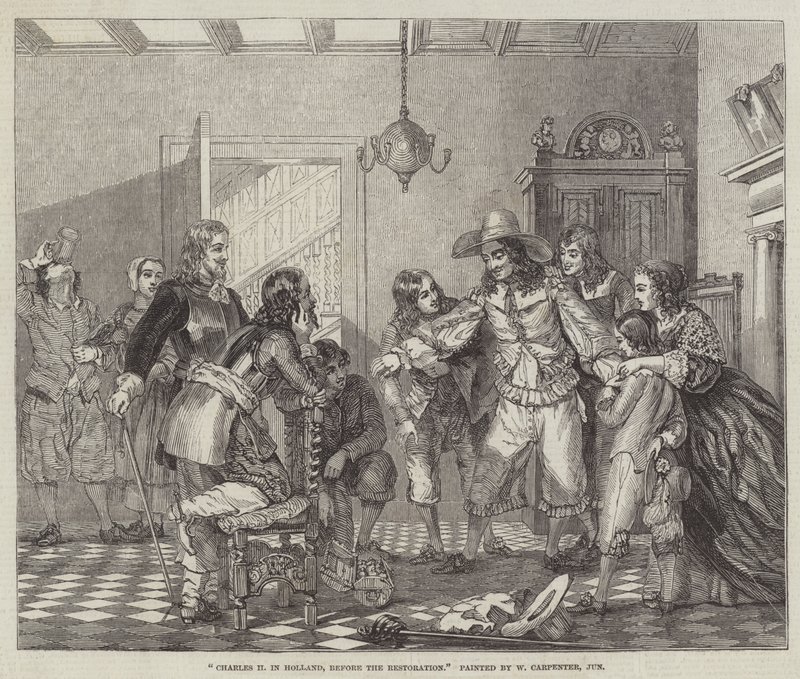 Carlo II in Olanda, prima della Restaurazione da William Carpenter