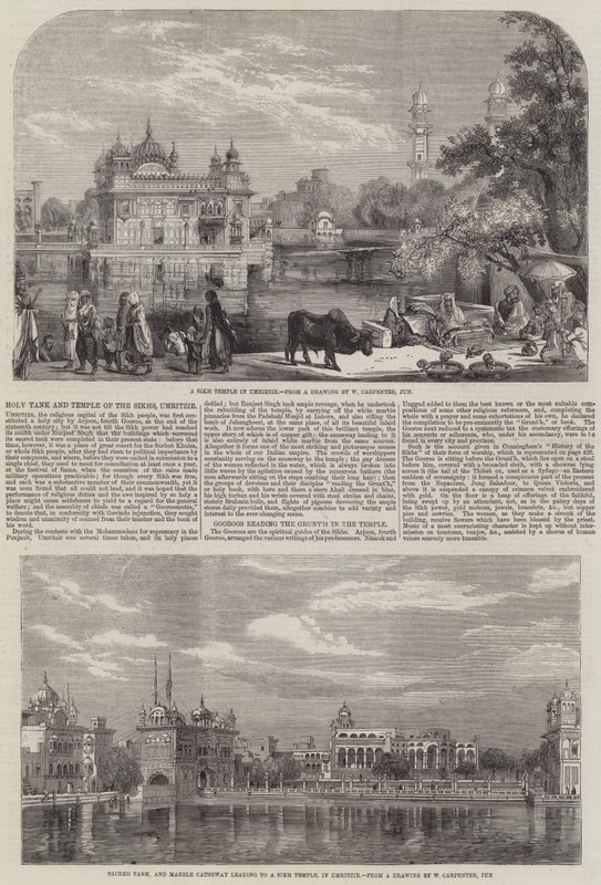 Serbatoio sacro e tempio dei Sikh da William Carpenter