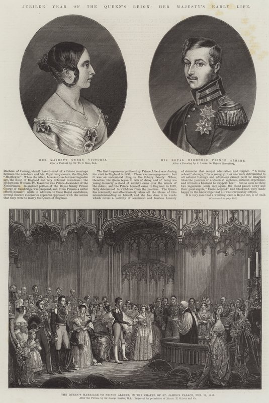 Anno del Giubileo del regno della Regina, la prima vita di Sua Maestà da William Charles Ross
