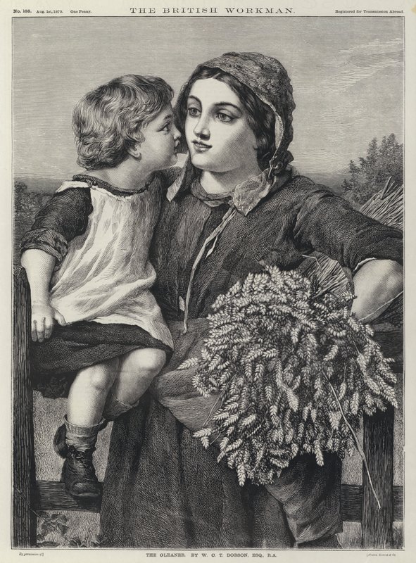 La Spigolatrice (incisione) da William Charles Thomas (after) Dobson