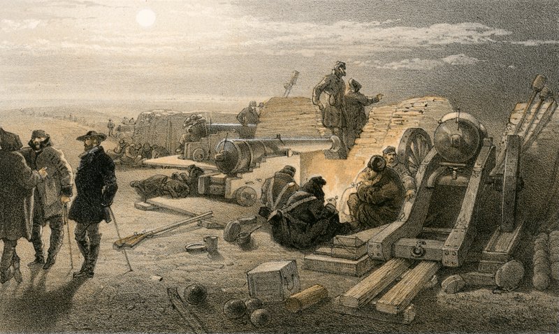 Una notte tranquilla nelle Batterie, Greenhill Battery (Maggiore Chapman