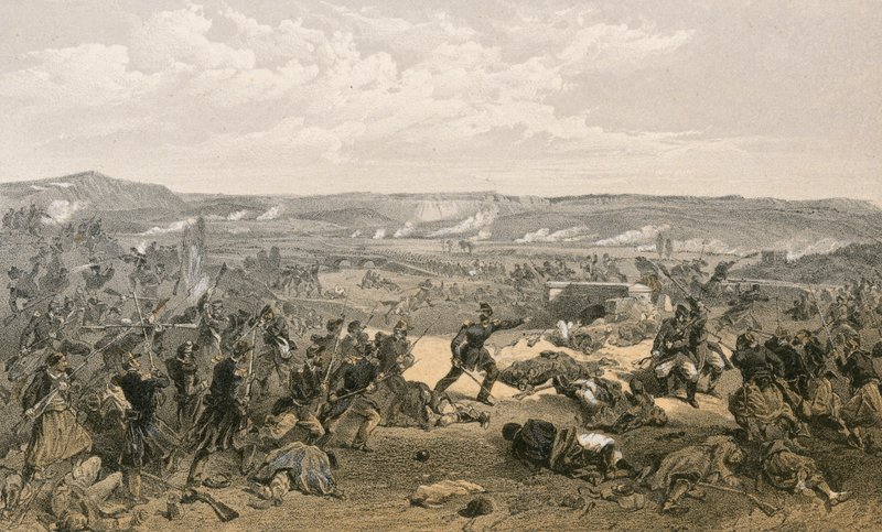 Battaglia del Tchernaya, 16 agosto 1855 da William Crimea Simpson