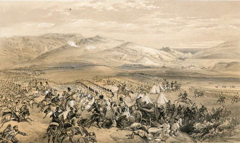 Carica della brigata di cavalleria pesante, 25 ottobre 1854 da William Crimea Simpson