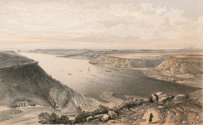Il lato nord del porto di Sebastopoli dalla cima del porto, 22 giugno 1855 da William Crimea Simpson