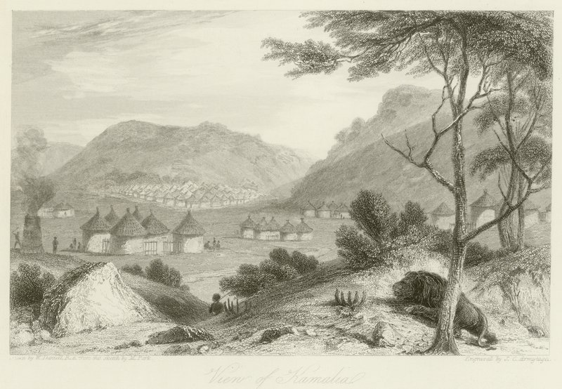 Veduta di Kamalia da William Daniell