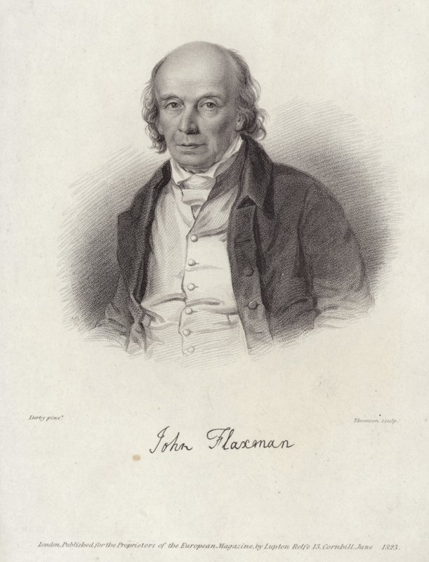 Ritratto di John Flaxman da William Derby