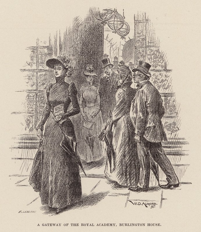 Un portale della Royal Academy, Burlington House da William Douglas Almond